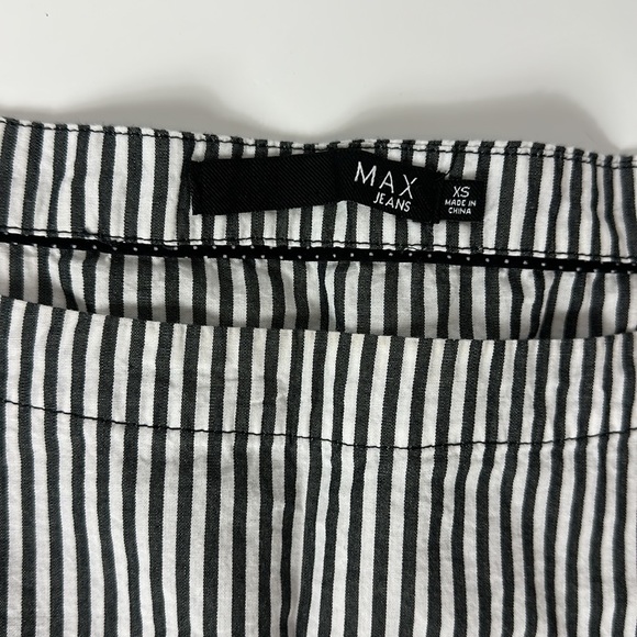 MAX Jeans Black & White Striped Blouse - Picture 6 of 14